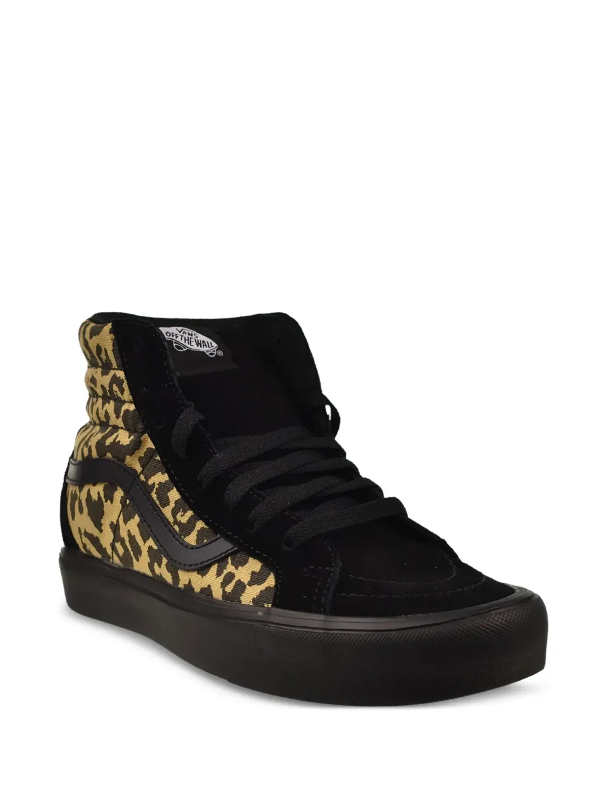 Vans Sk8-HI Reissue レオパード柄スニーカー ブラック - 画像2