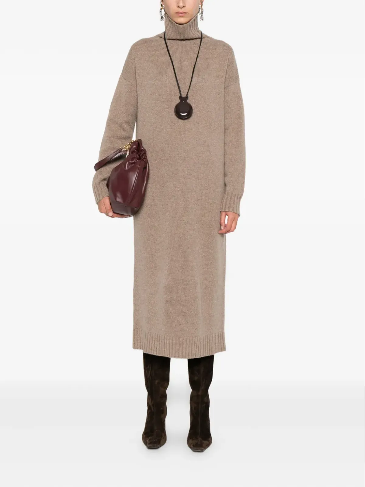 Max Mara 夏のカシミヤ ミディドレス - 画像2