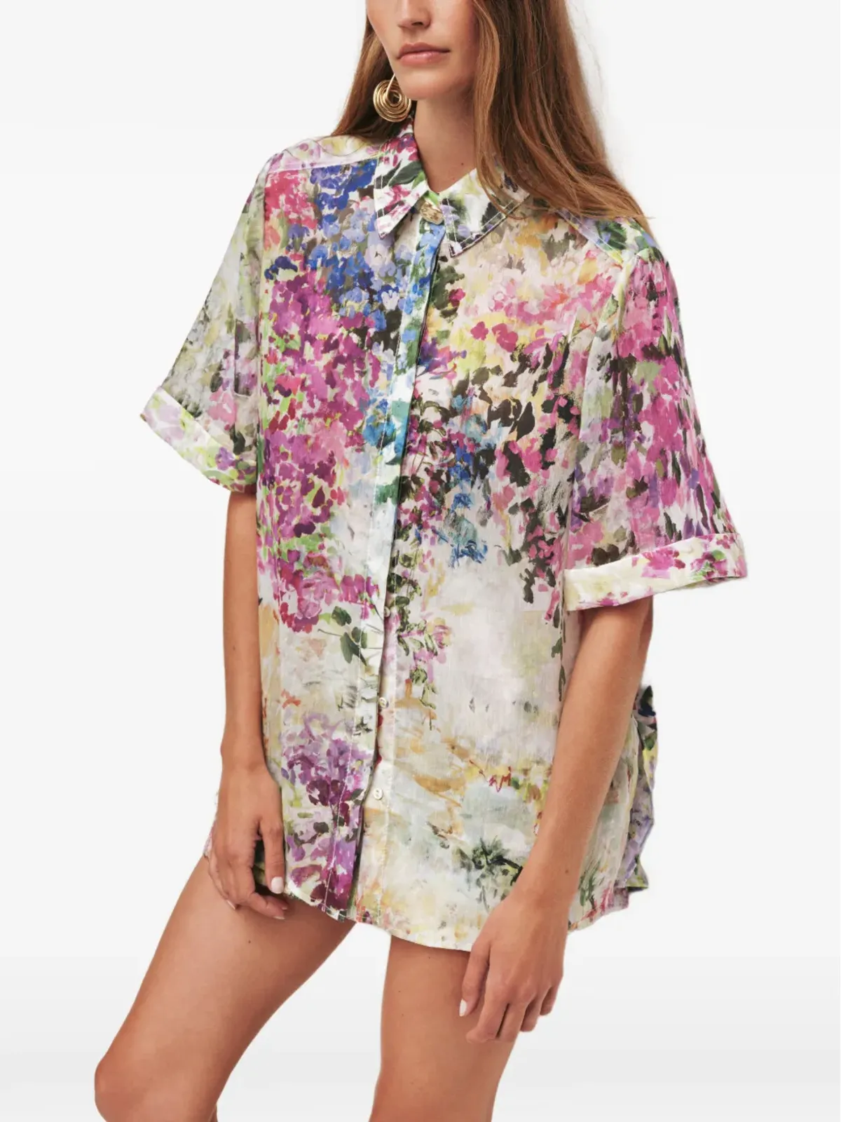 Aje Adina shirt - Pink - 画像5