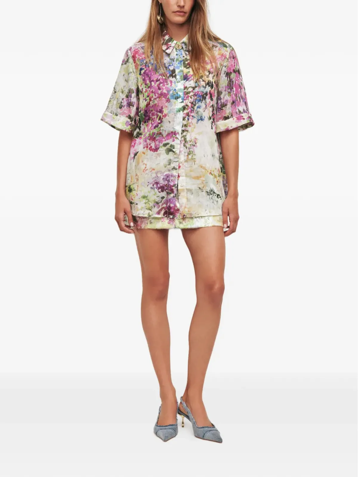 Aje Adina shirt - Pink - 画像2