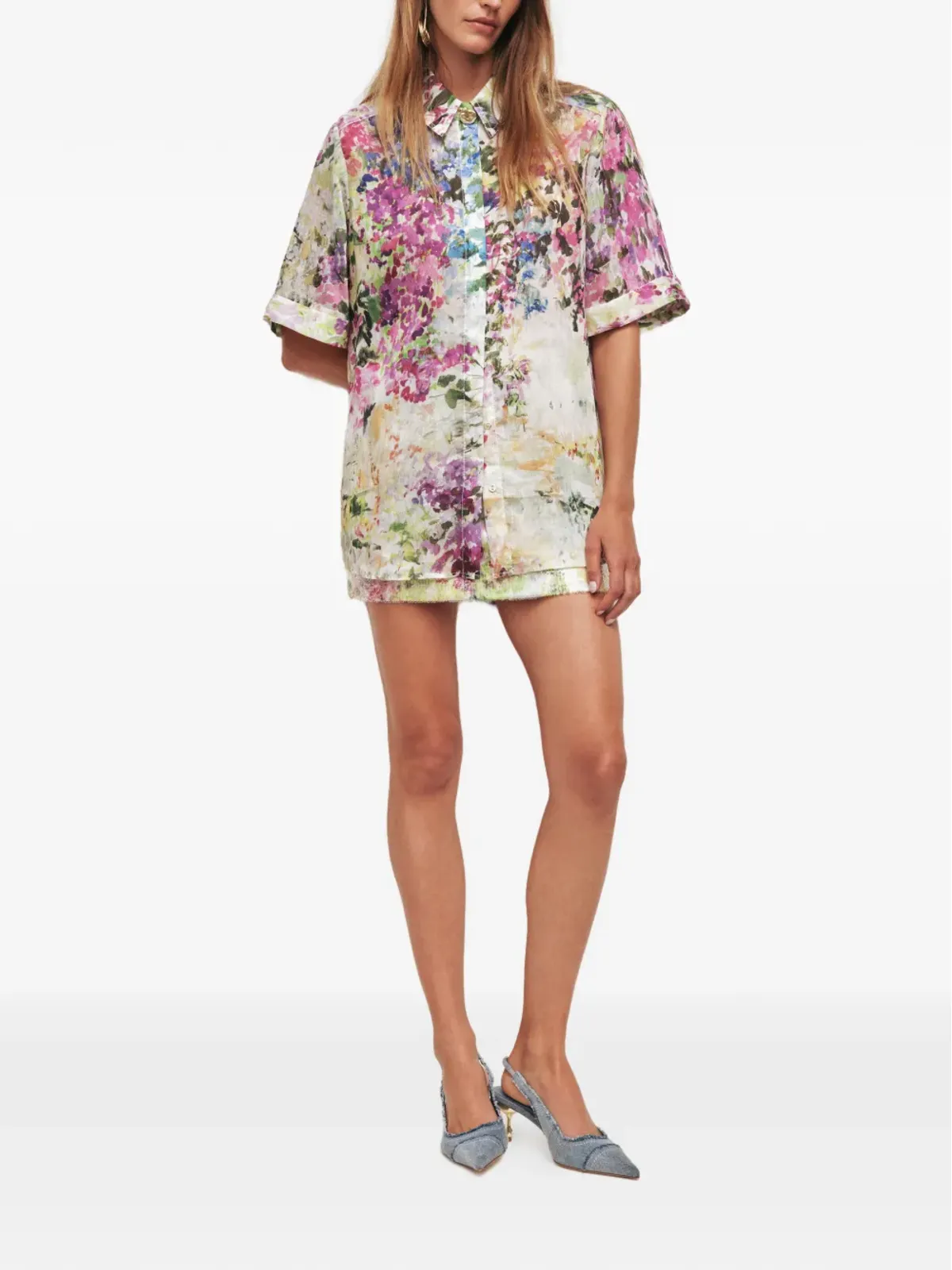Aje Adina shirt - Pink - 画像3