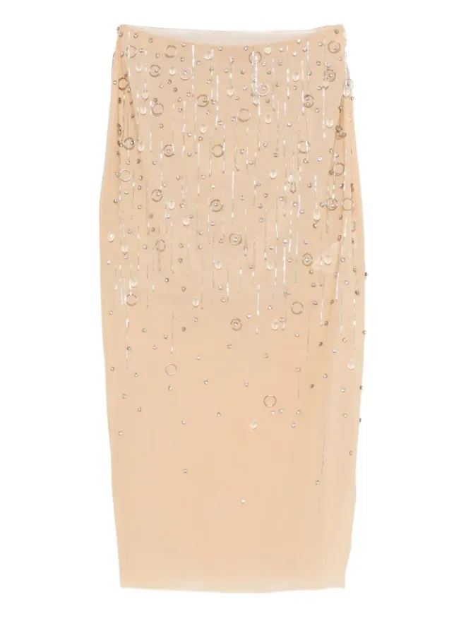 Patrizia Pepe Patrizia Pepe ジュエル付きミディスカートの商品画像