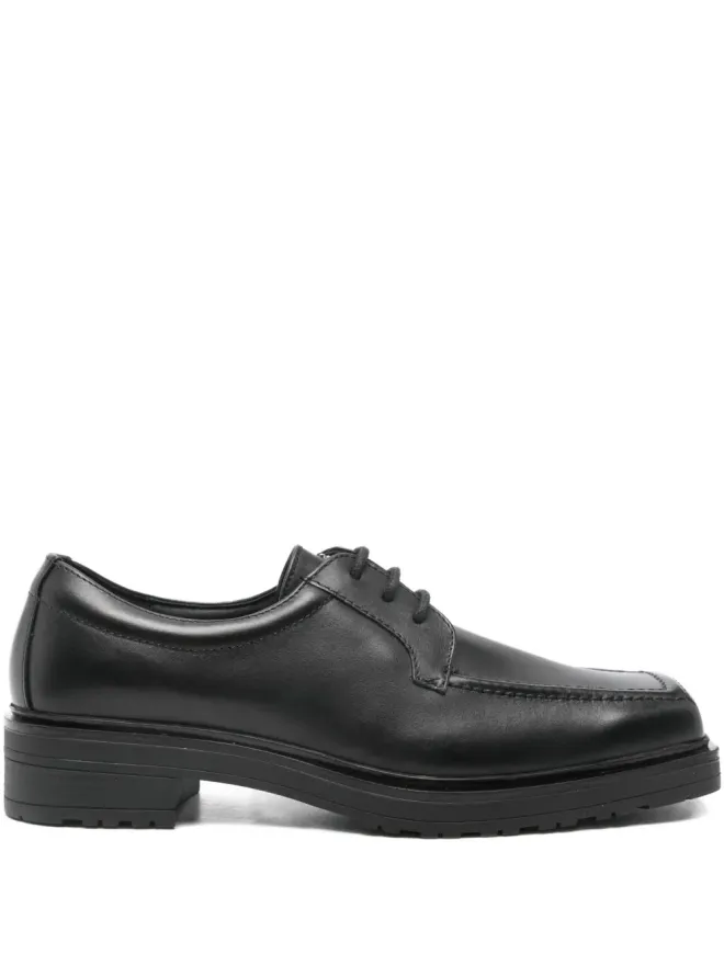 Patrizia Pepe Patrizia Pepe レザー ダービーシューズ ブラックの商品画像