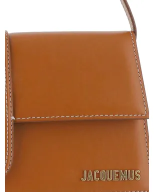 Jacquemus The Long Bambino leather flap-closure shoulder bag - Brown - サムネイル4