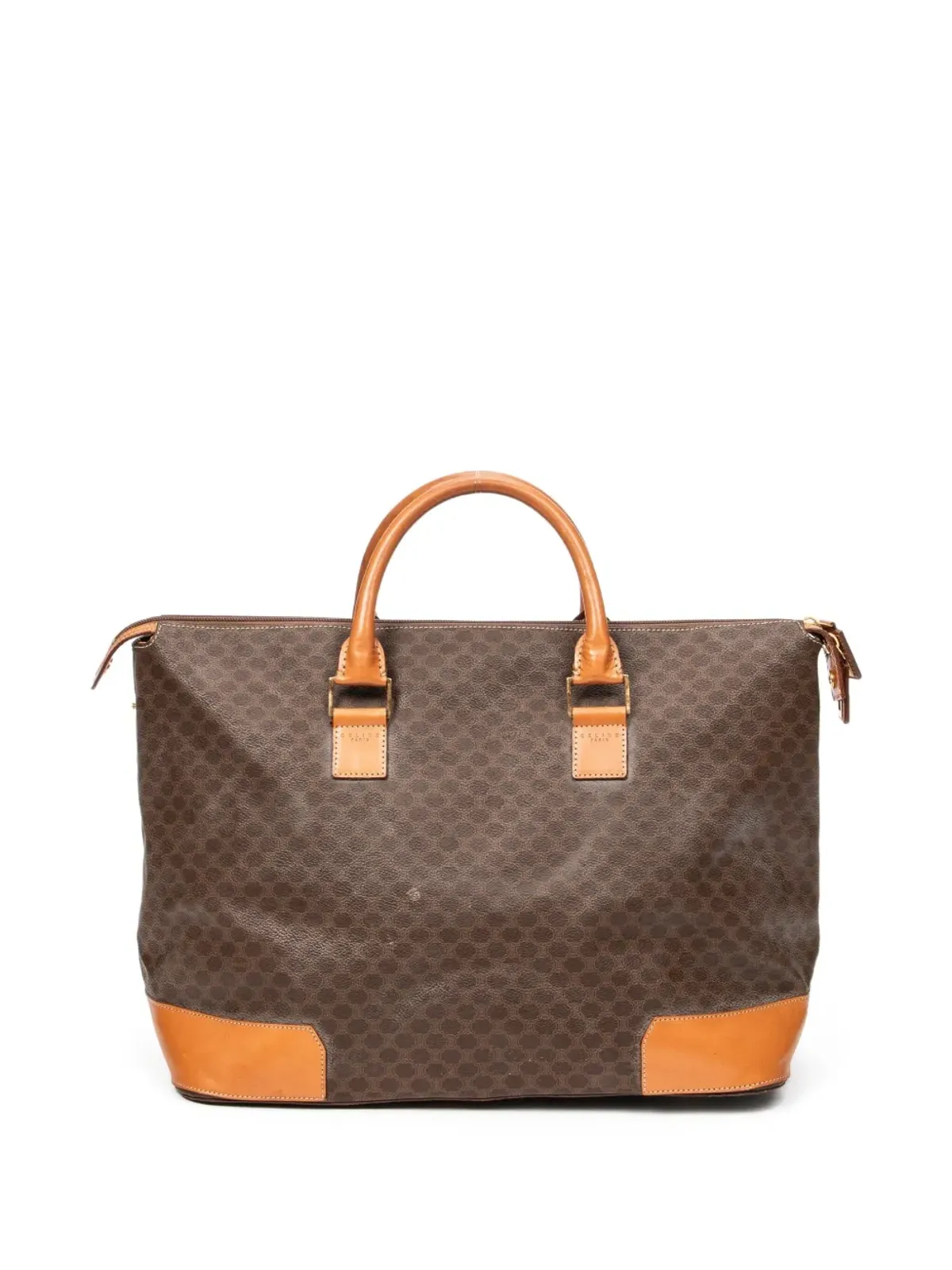Celine Pre-Owned マカダムプリント・トップハンドルバッグ - 画像2