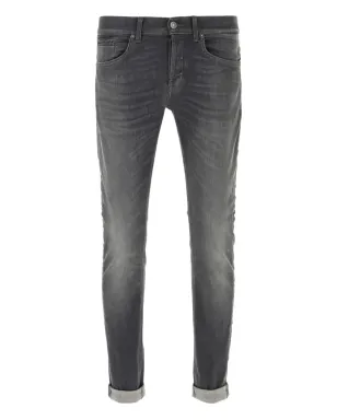 DONDUP カフドヘム コットンデニムジーンズ - Grey - サムネイル1