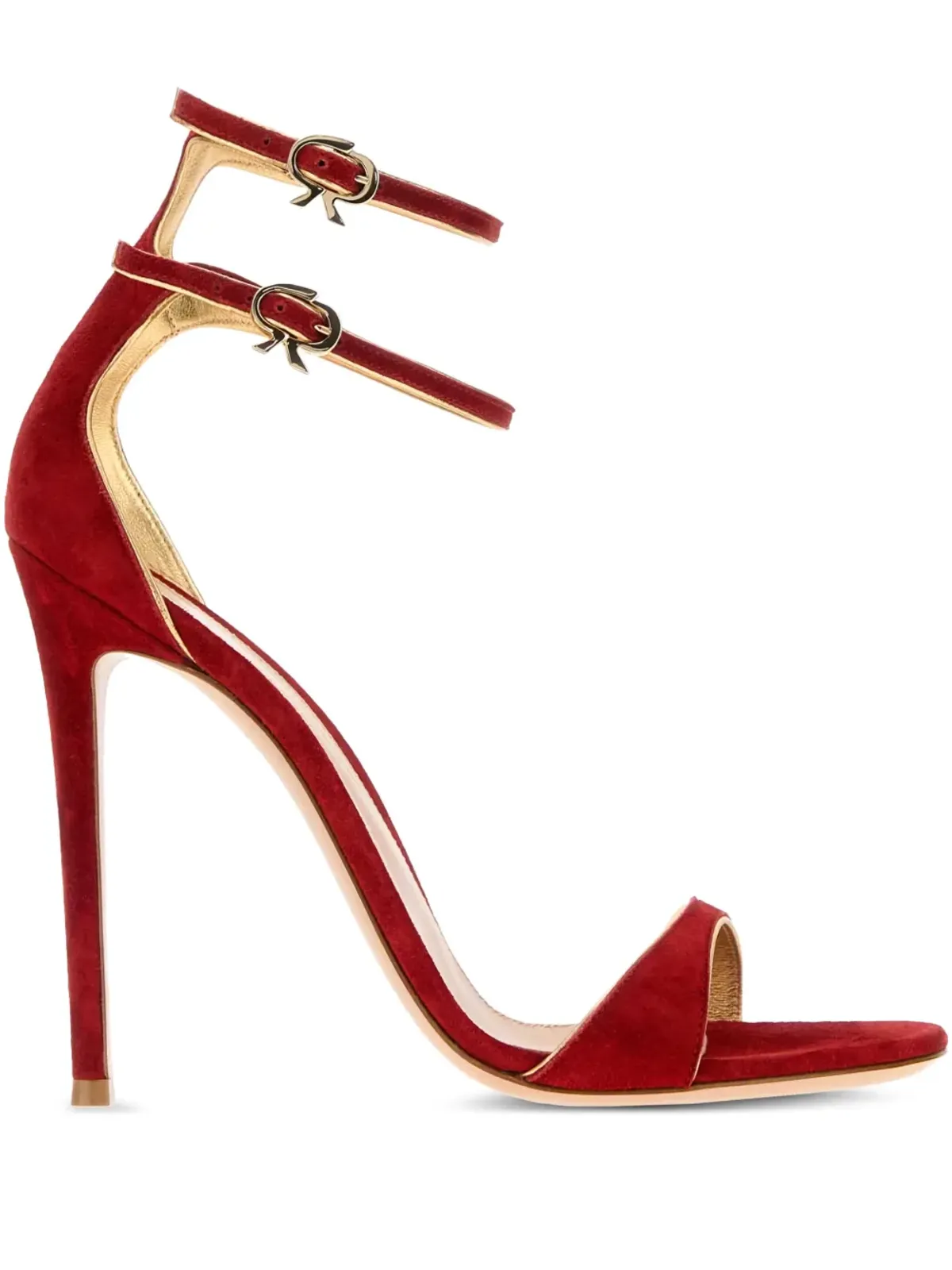 Gianvito Rossi ダブルバックル・ストレットサンダル - 画像1
