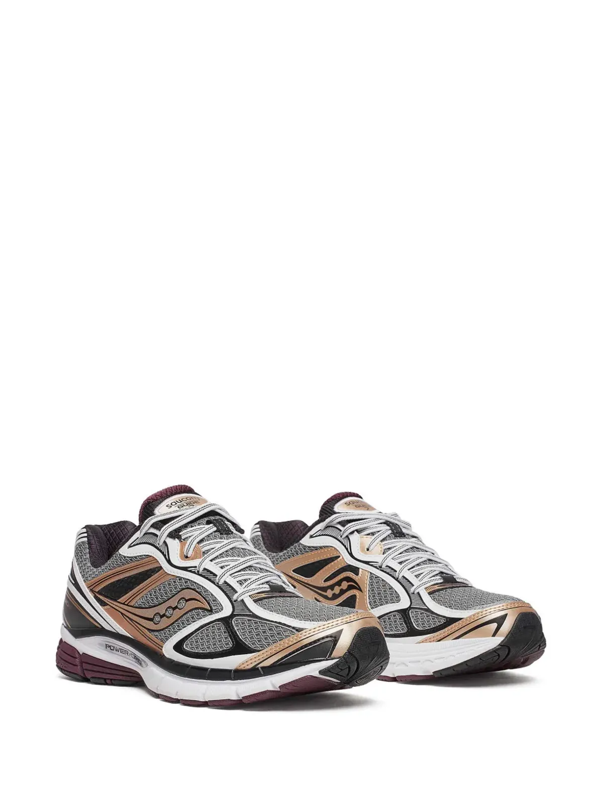 Saucony プログリッド レースアップ スニーカー グレー - 画像2