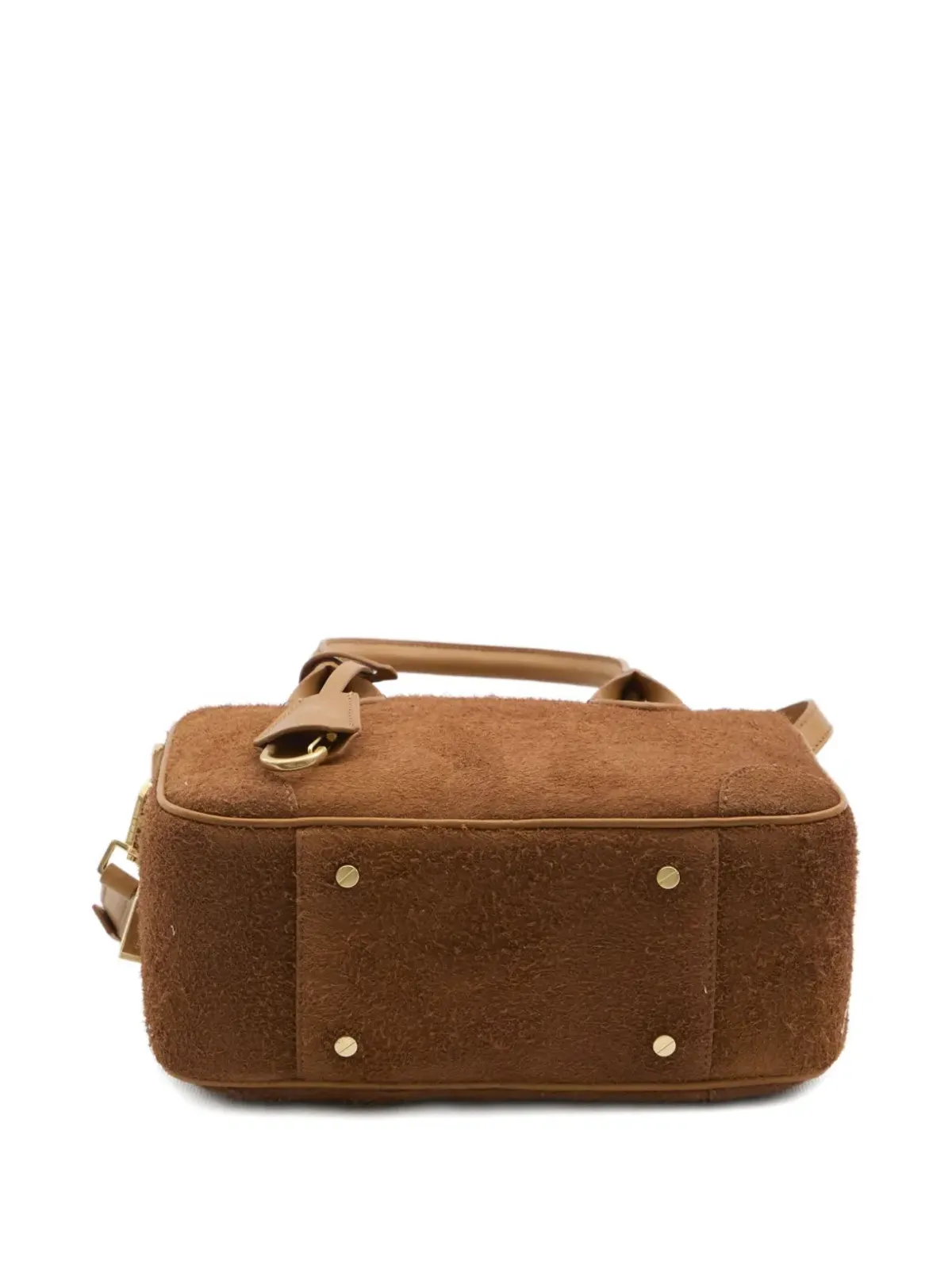 Golden Goose Vita zip-top leather tote bag - Brown - 画像3