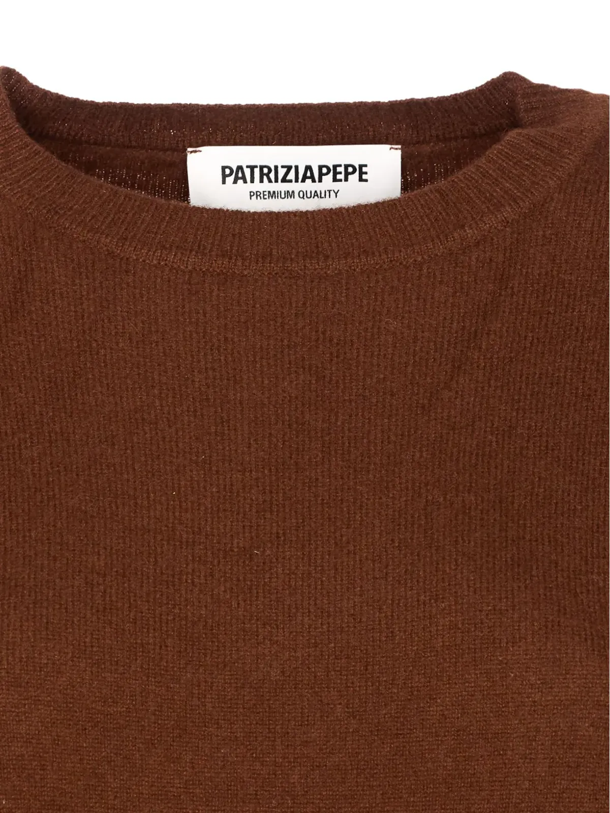 Patrizia Pepe ロゴ入り クルーネックセーター - 画像4