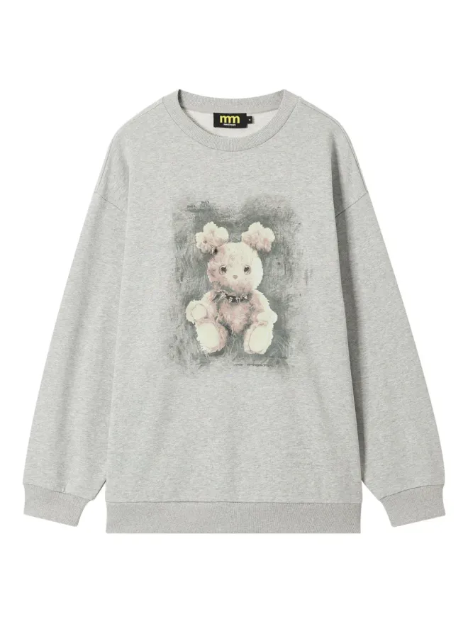 Mini Cream Mini Cream テディベアプリント スウェットシャツの商品画像