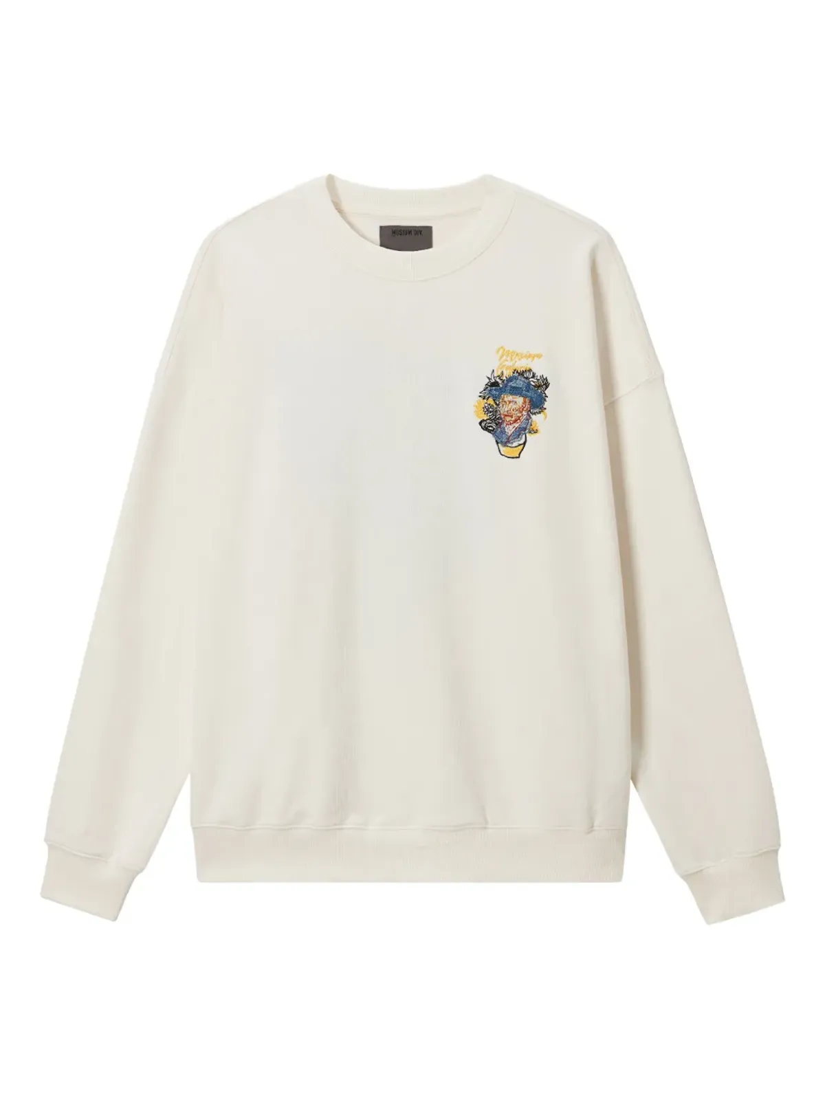 Musium Div. ヴァン・ゴッホ刺繍スウェットシャツ - 画像1