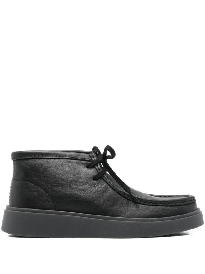 Clarks Clarks レザー レースアップ ブーツ - ブラックの商品画像