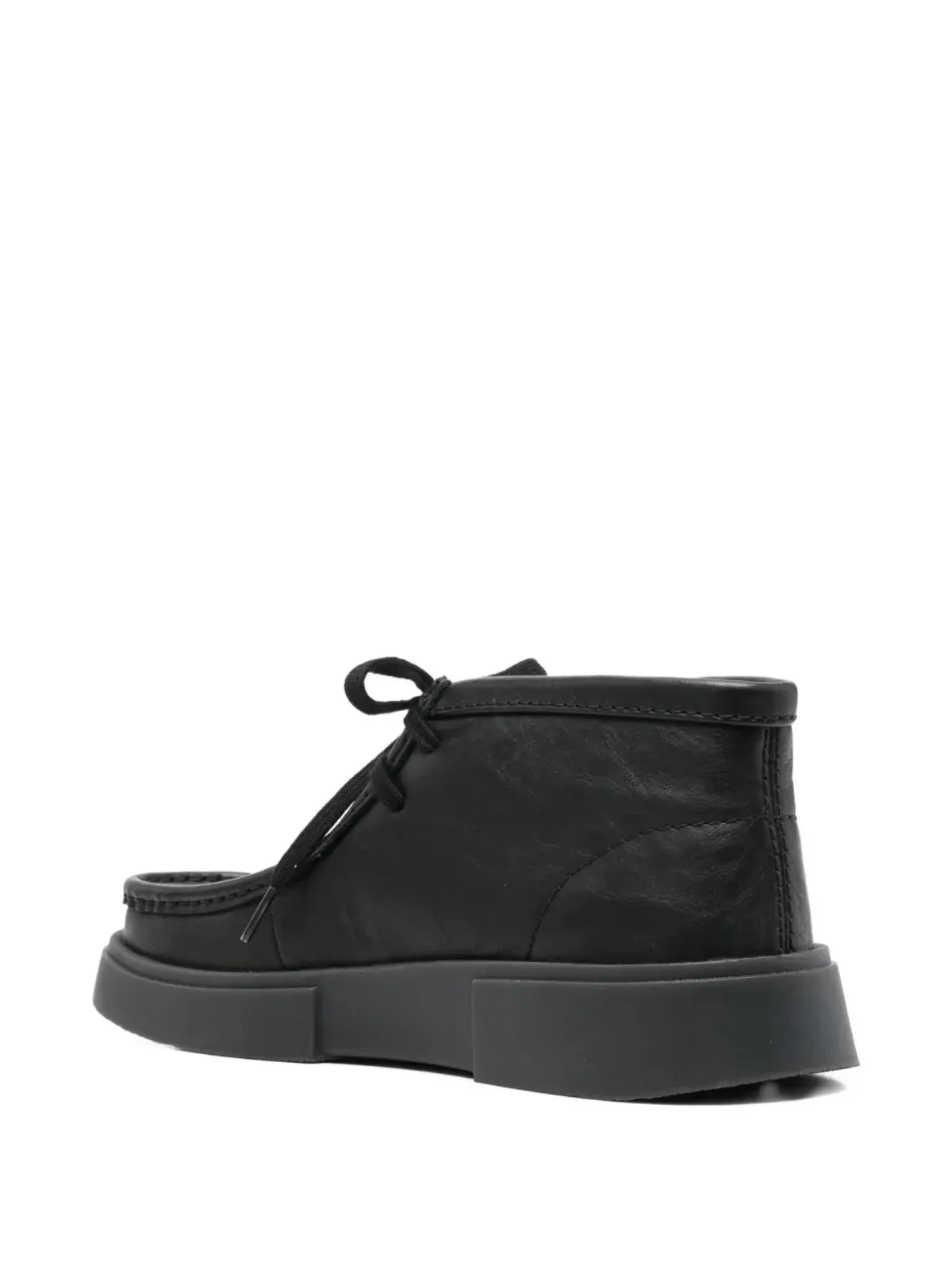 Clarks レザー レースアップ ブーツ - ブラック - 画像3