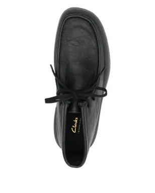 Clarks レザー レースアップ ブーツ - ブラック - サムネイル4