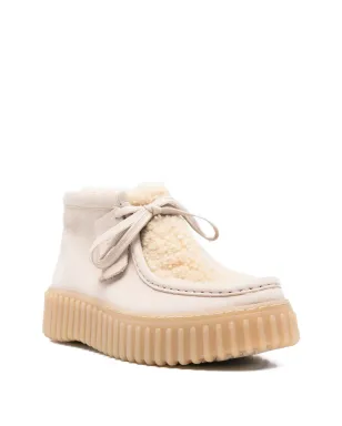 Clarks Torhill シアーリングパネル レースアップ ブーツ - Neutrals - サムネイル2