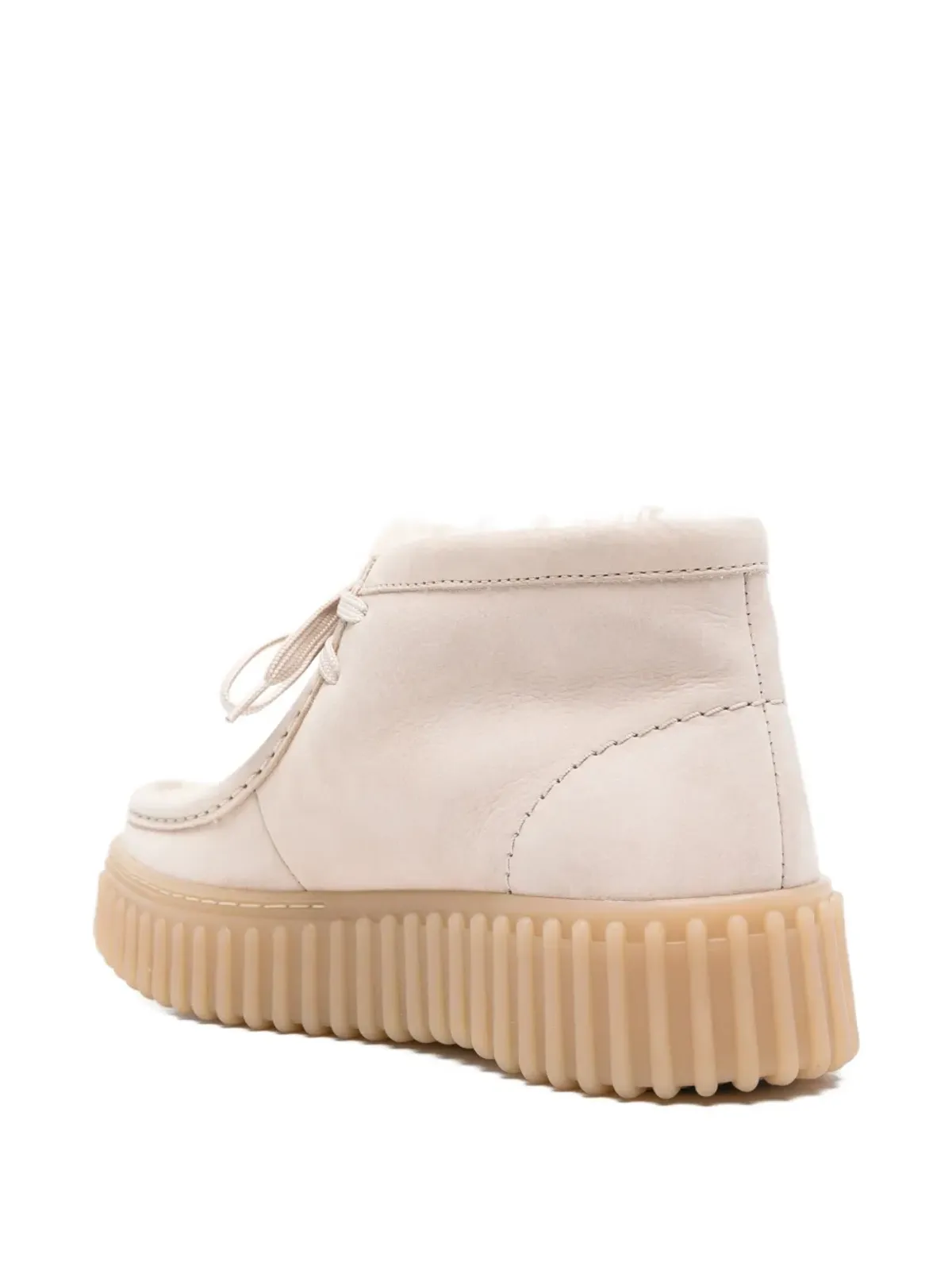 Clarks Torhill シアーリングパネル レースアップ ブーツ - Neutrals - 画像3