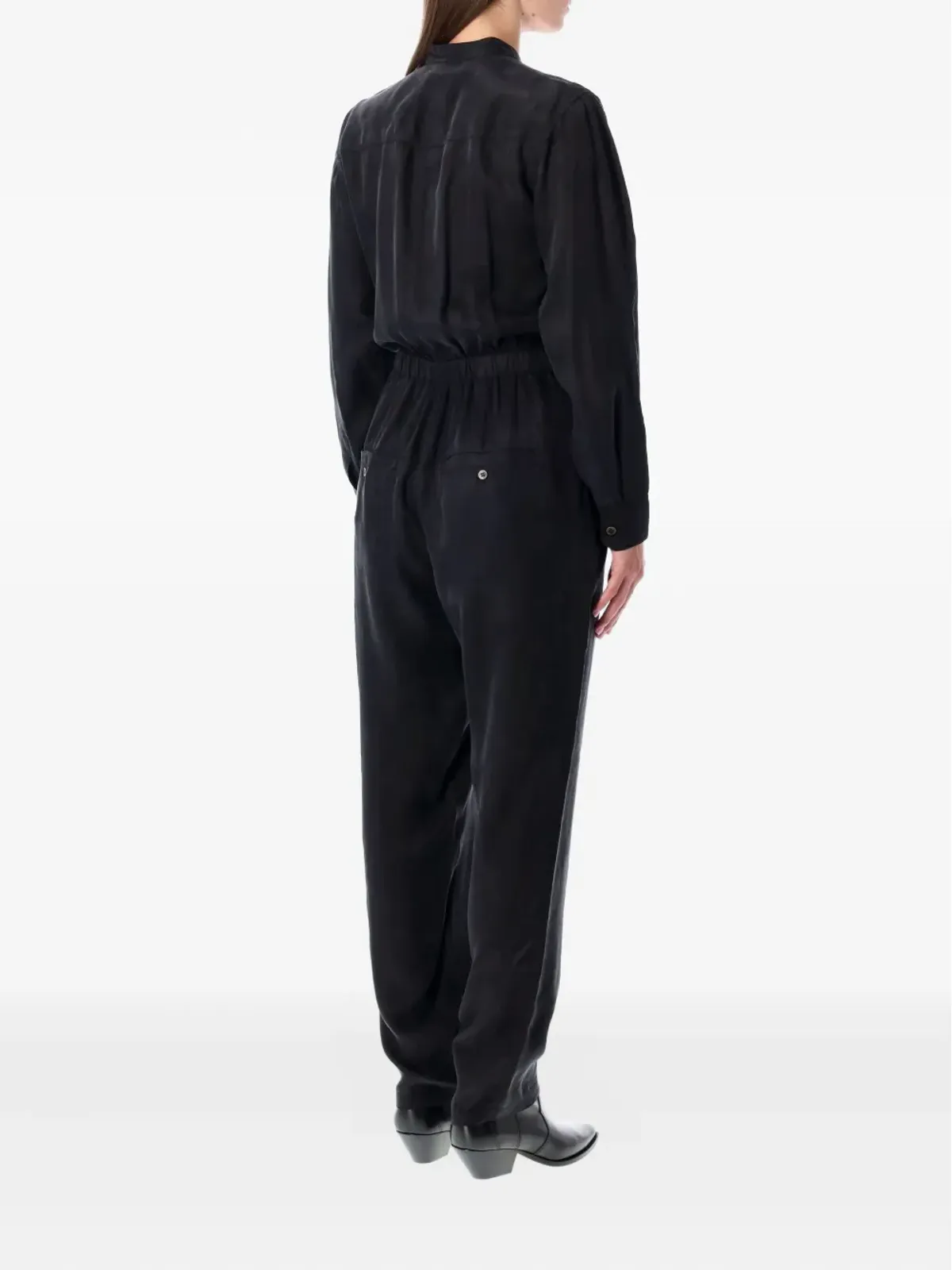 MARANT ÉTOILE Zully ボタン留めポケット付きジャンプスーツ - ブラック - 画像2