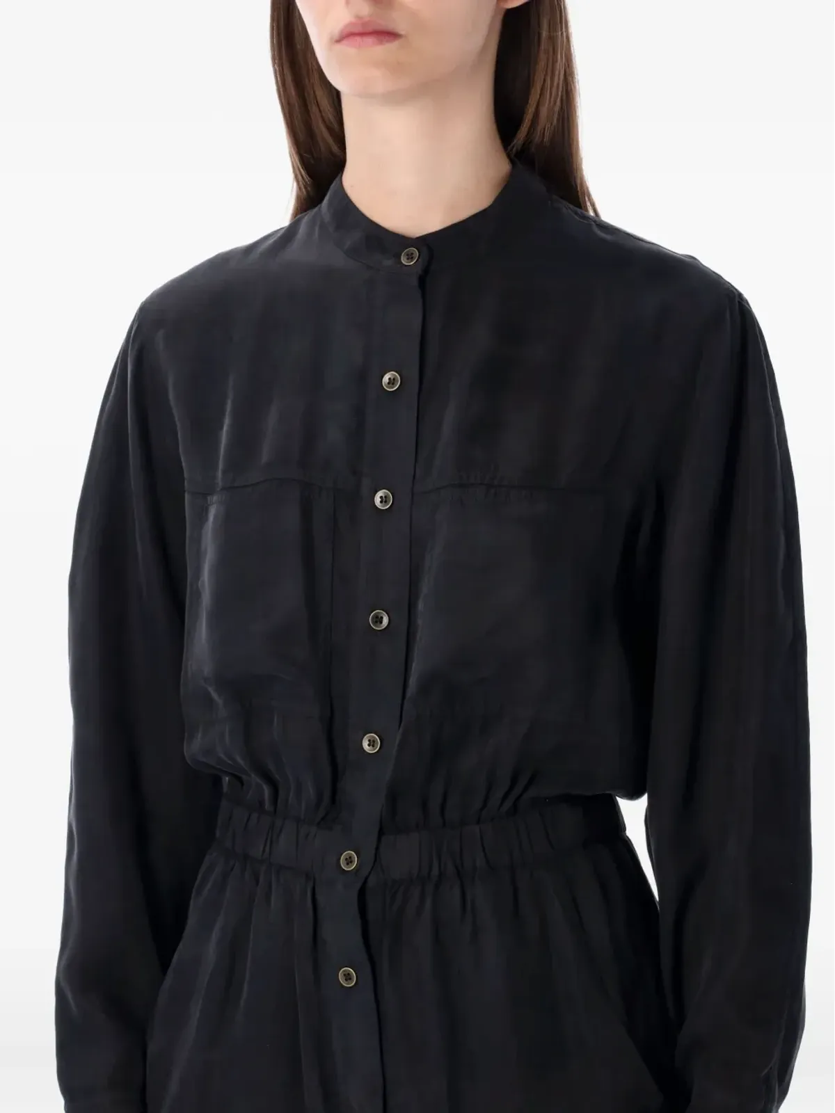 MARANT ÉTOILE Zully ボタン留めポケット付きジャンプスーツ - ブラック - 画像3