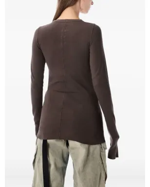Rick Owens DRKSHDW リブ長袖Tシャツ - サムネイル2