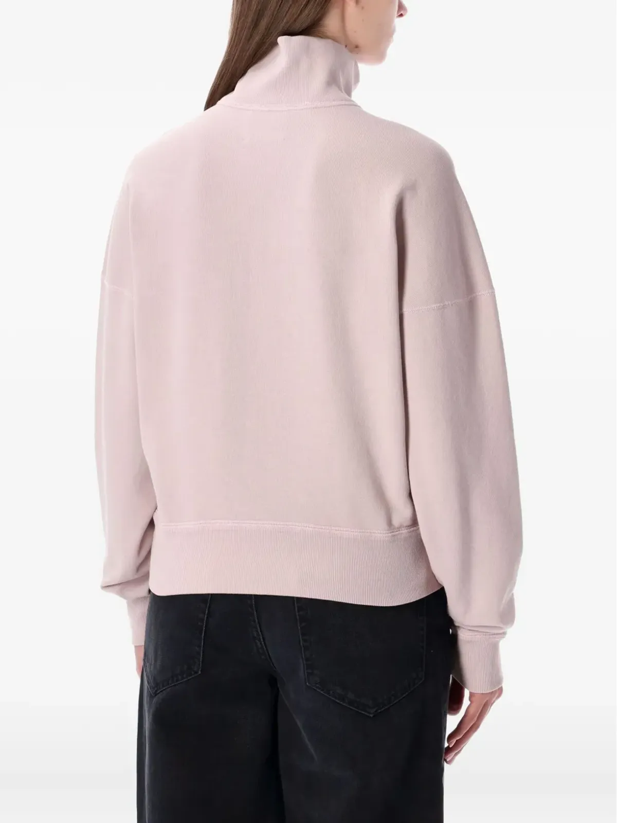 MARANT ÉTOILE Ross 半ジップ フリース スウェットシャツ - ピンク - 画像2
