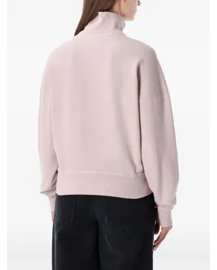MARANT ÉTOILE Ross 半ジップ フリース スウェットシャツ - ピンク - サムネイル2