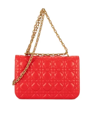 Christian Dior Pre-Owned キルテッドチェーンショルダーバッグ - レッド - サムネイル2