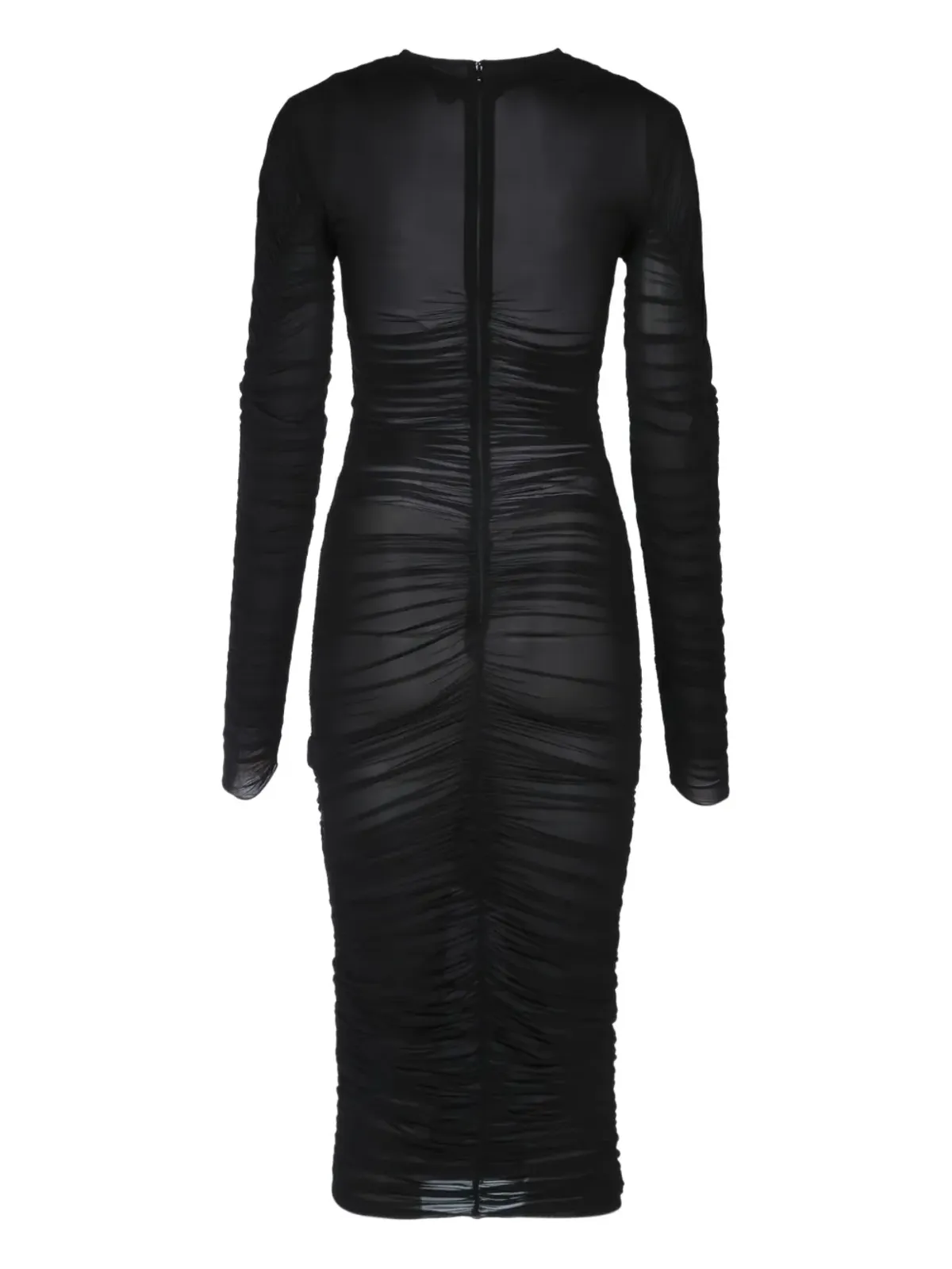Elisabetta Franchi ギャザー入りミディドレス - 画像2