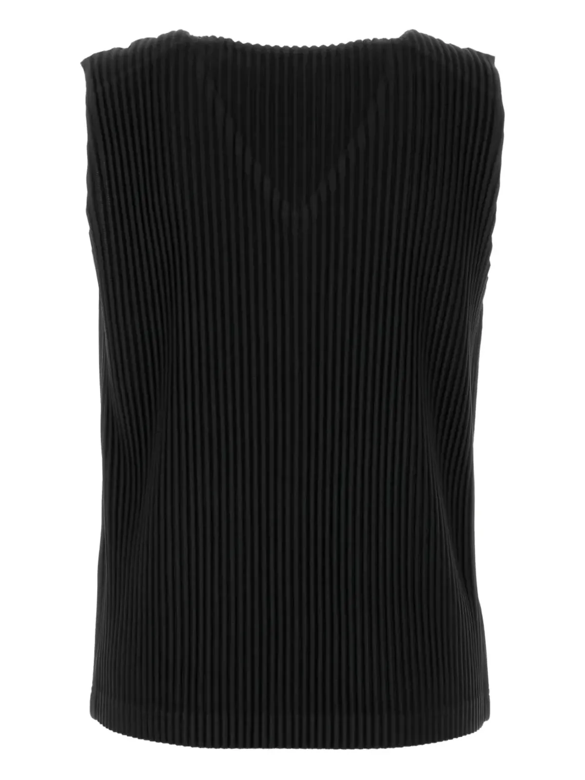 Homme Plissé Issey Miyake プリーツVネック タンクトップ - 画像2