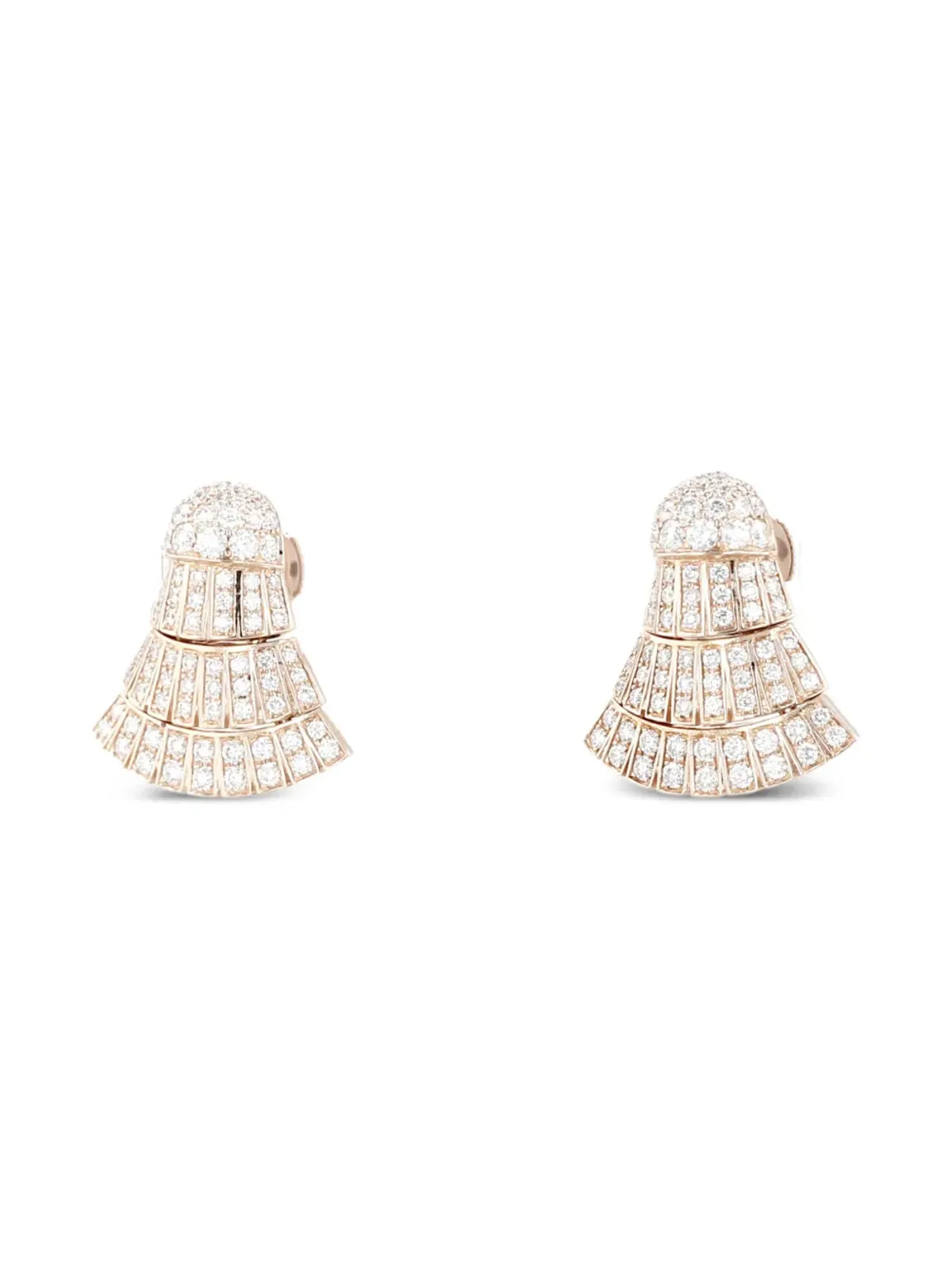 De Grisogono Ventaglio ダイヤモンド装飾ピアス - 画像2