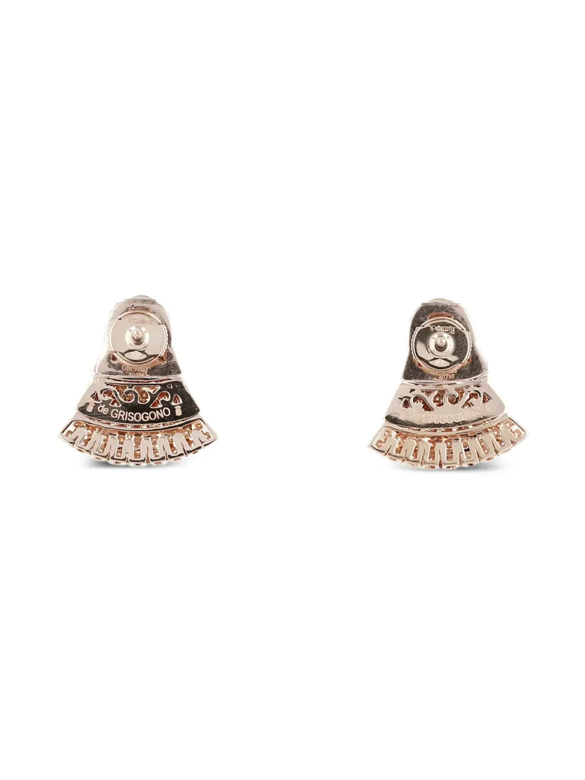 De Grisogono Ventaglio ダイヤモンド装飾ピアス - 画像3