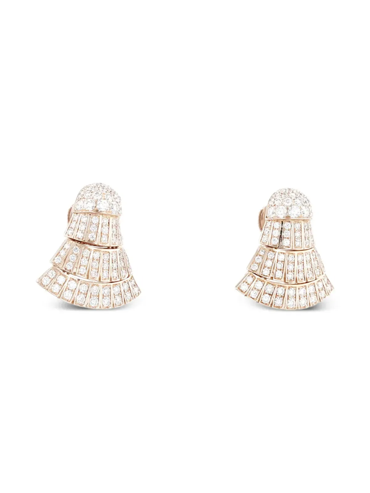 De Grisogono Ventaglio ダイヤモンド装飾ピアス - 画像4