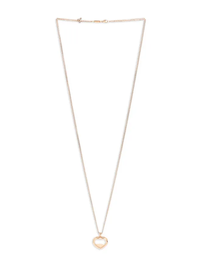 Chopard Pre-Owned Chopard Pre-Owned ピンクゴールド ハッピーダイヤモンズ ハート ネックレスの商品画像