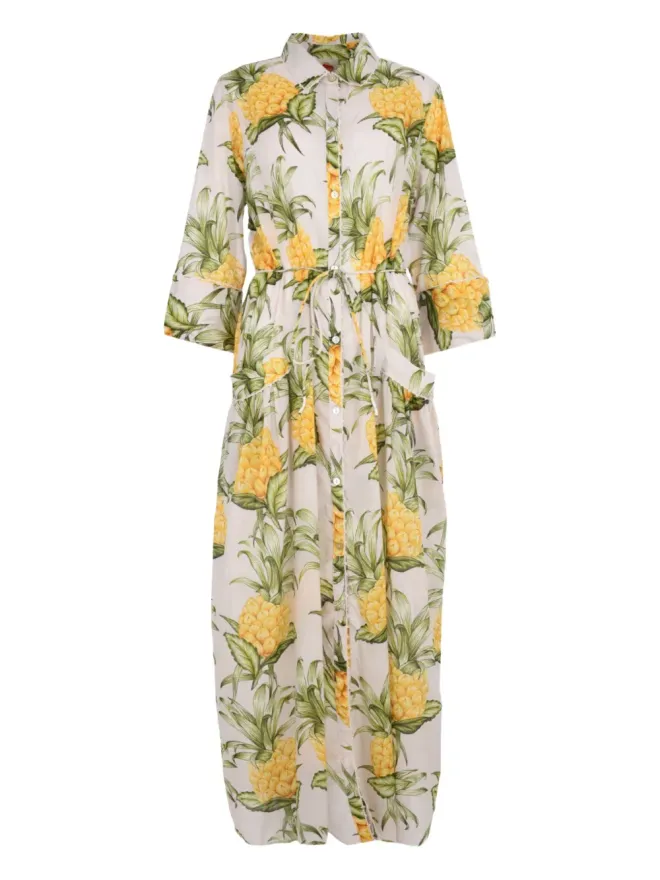 FARM Rio FARM Rio pineapple-print belted dressの商品画像