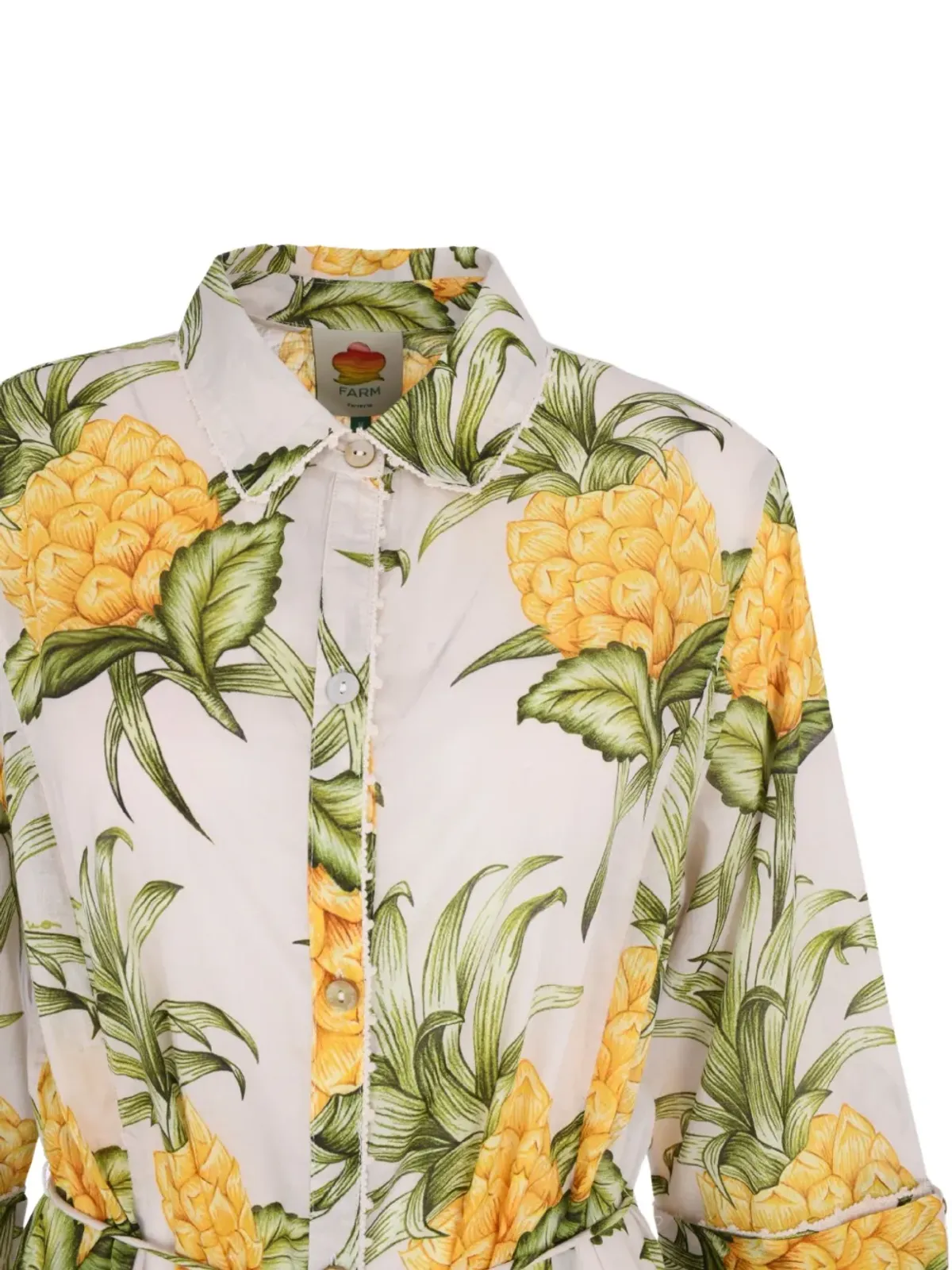 FARM Rio pineapple-print belted dress - 画像4