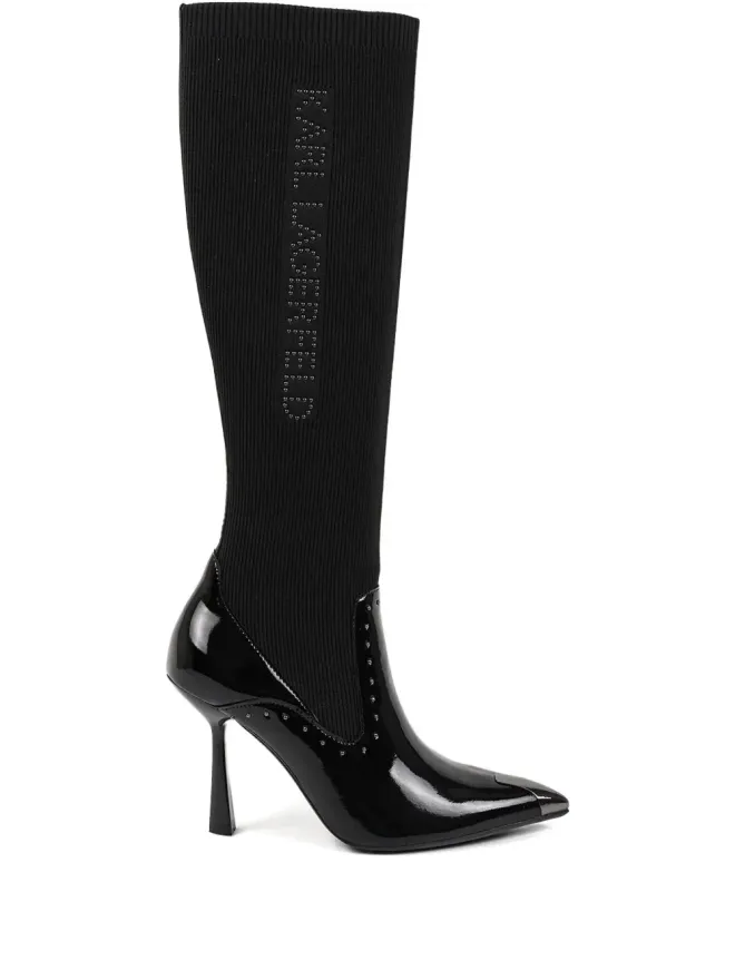 Karl Lagerfeld Karl Lagerfeld パンダラ スタッズ付きブーツの商品画像