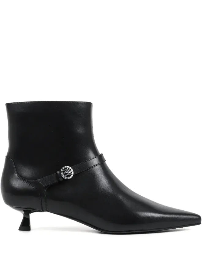 Karl Lagerfeld Karl Lagerfeld PASHA レザー アンクルブーツの商品画像