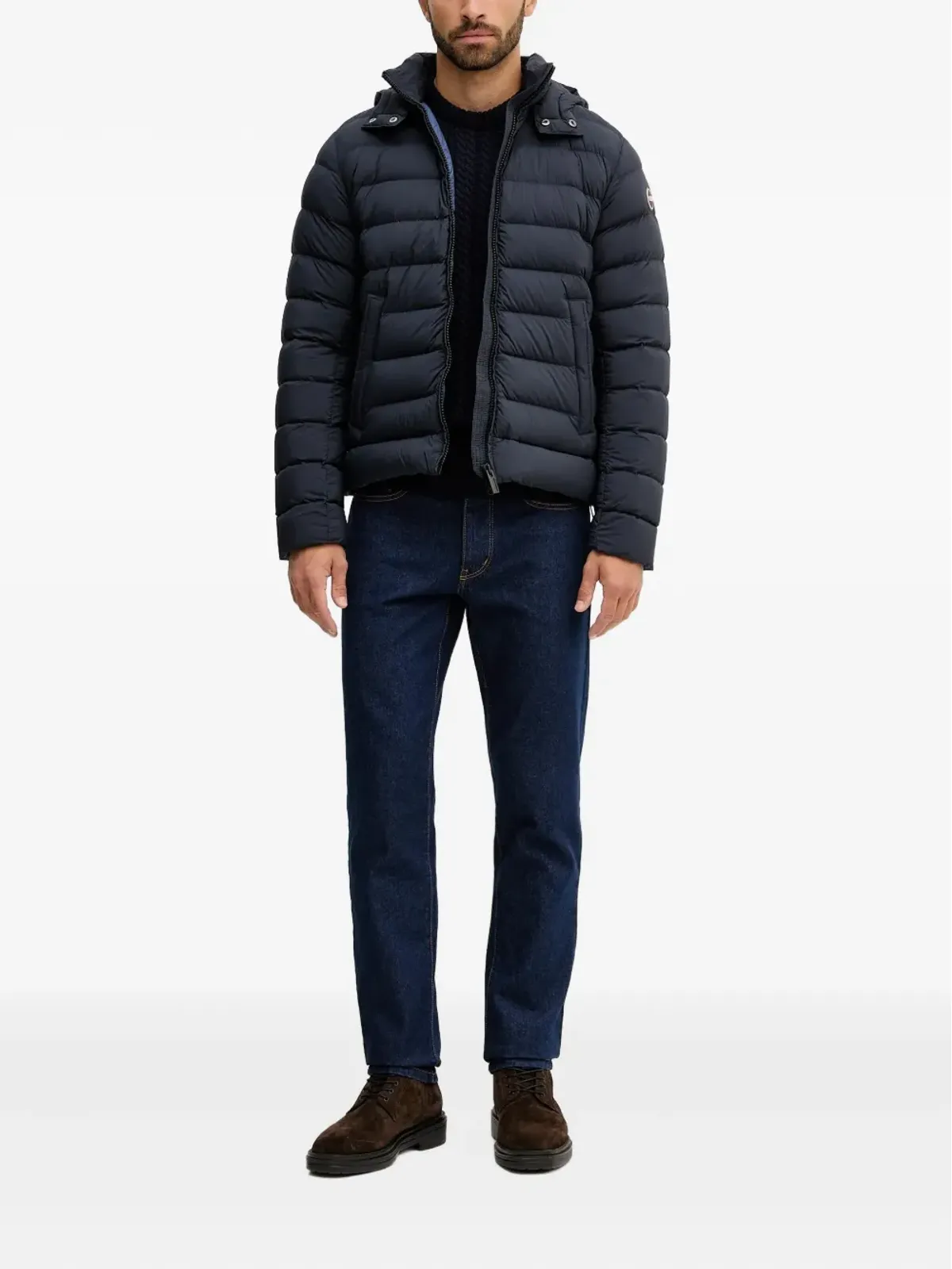 Barbour ケーブル編みクルーネックセーター - 画像2