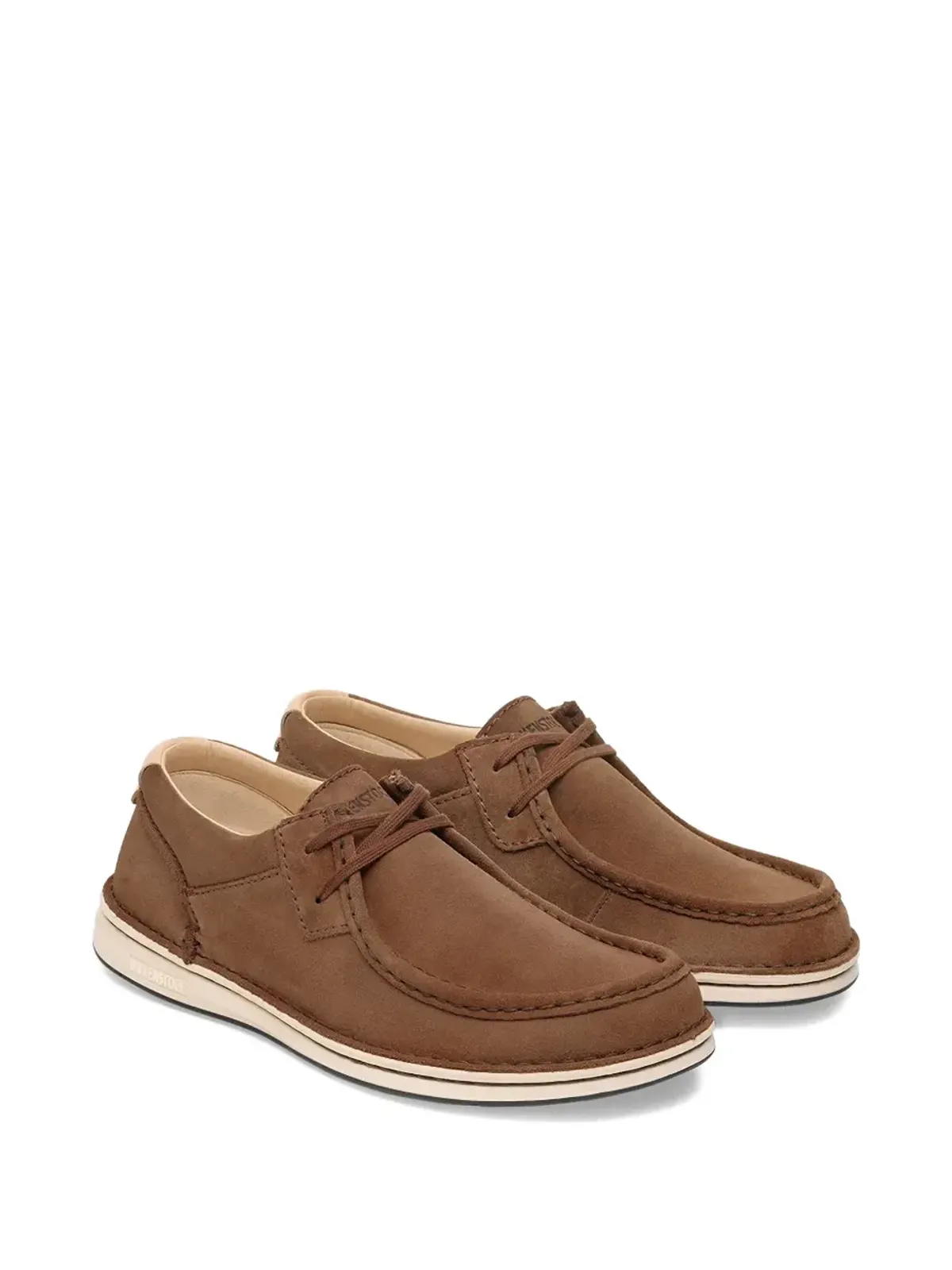 Birkenstock Pasadena stitched lace-up shoes - Brown - 画像3