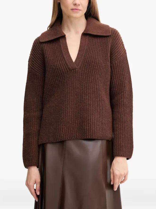 Barbour Barbour 襟付きVネックニットの商品画像