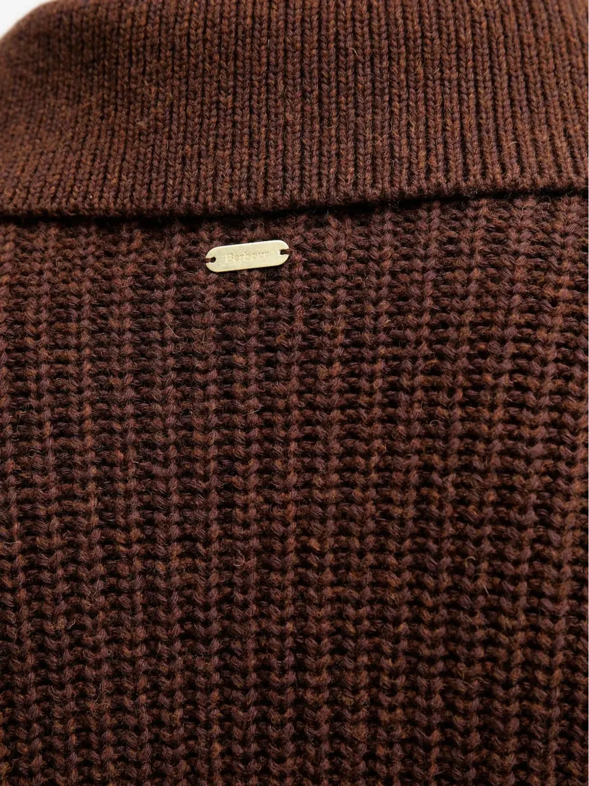 Barbour 襟付きVネックニット - 画像5