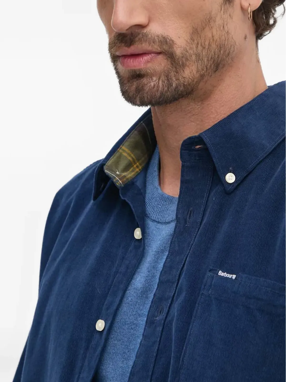 Barbour ラムゼイ ポケット コーデュロイ シャツ - 画像5