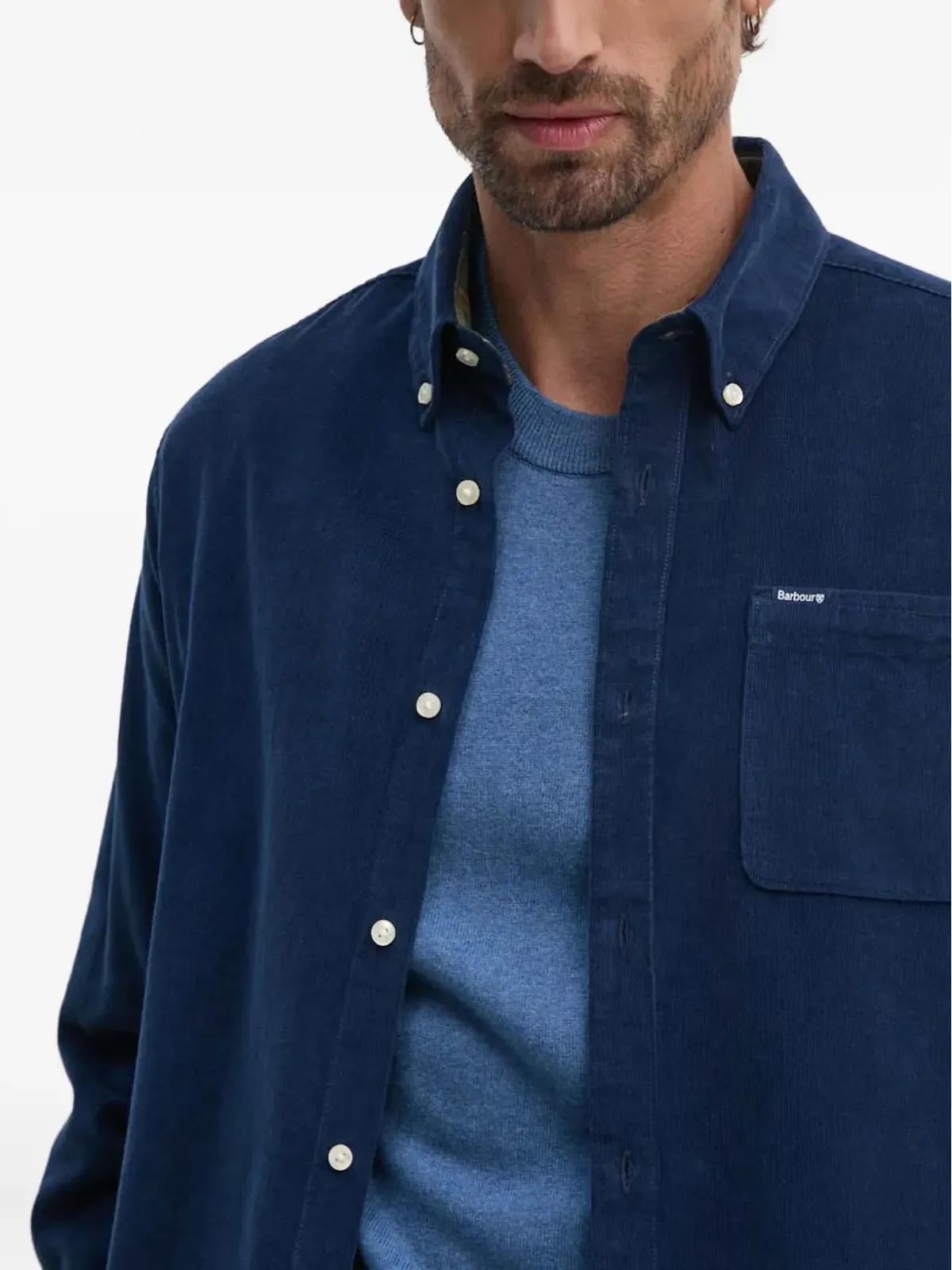 Barbour ラムゼイ ポケット コーデュロイ シャツ - 画像4