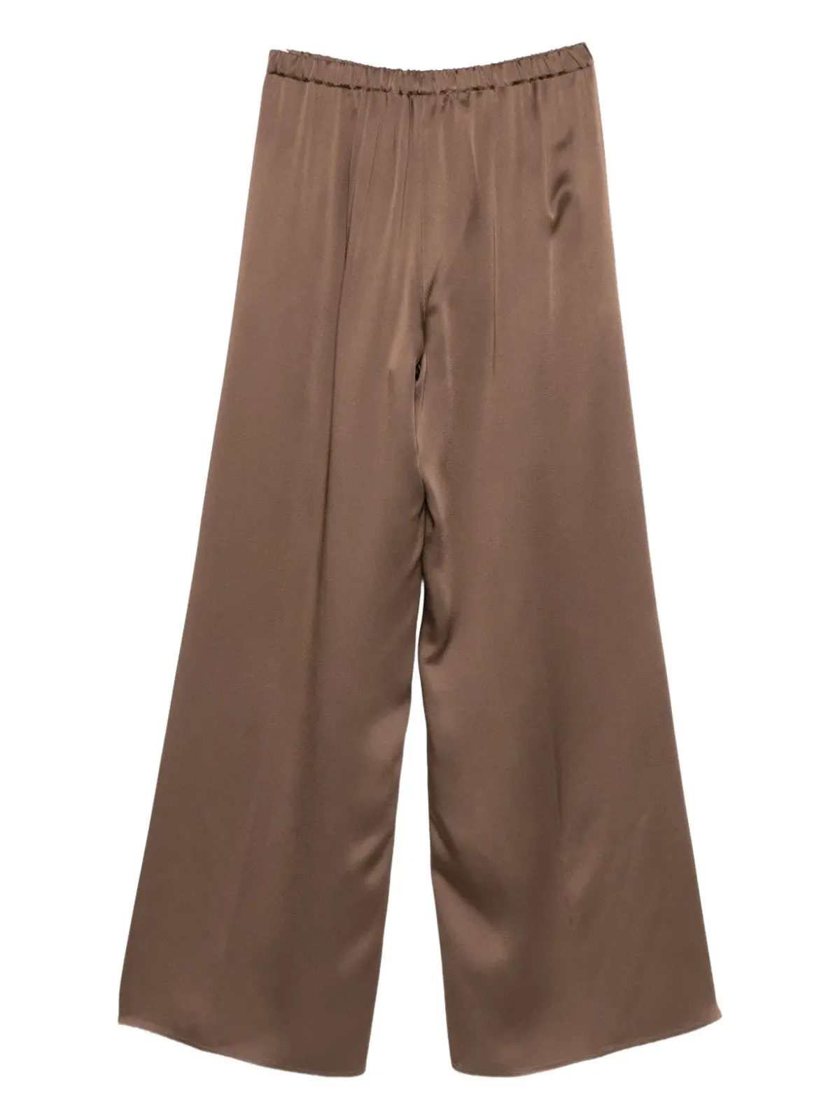 Antonelli エラスティックウェスト サテンパンツ - Brown - 画像2