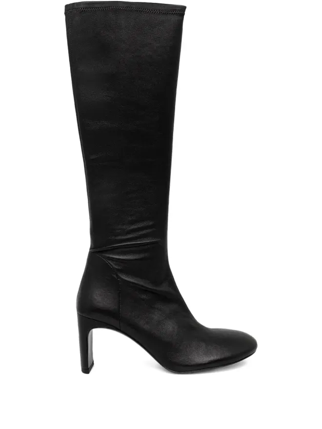 Patrizia Pepe Patrizia Pepe ジップファスナー付きラウンドトゥブーツの商品画像