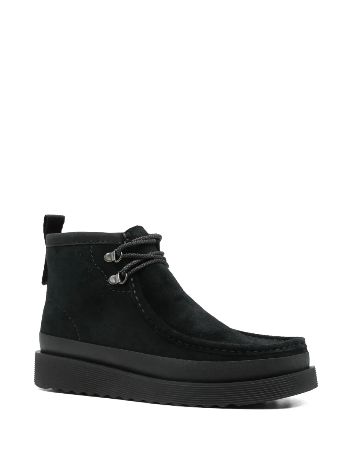 Clarks 35mm Wallabee FTR2 Hi レースアップ ブーツ - ブラック - 画像2