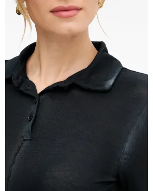 Patrizia Pepe レイズドシーム ポロトップ - サムネイル5