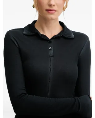 Patrizia Pepe レイズドシーム ポロトップ - サムネイル4