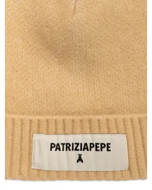 Patrizia Pepe リブ編み ロゴパッチ ビーニー帽 - サムネイル4