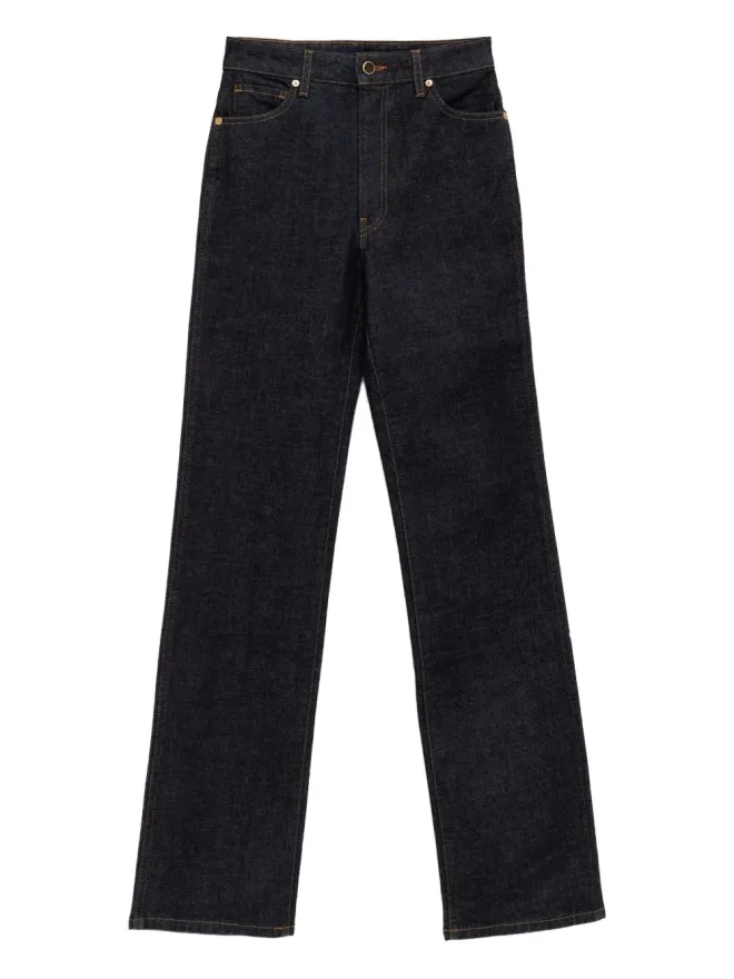 KHAITE KHAITE Danielle ボタン装飾デニムジーンズの商品画像